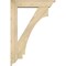Ekena Millwork Imperial Traditional Rough Sawn Bracket w/ Offset Brace, Douglas Fir, 6"W x 26"D x 38"H BKT0604X26X38IMP01RDF - alternate 2